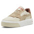 Фото #2 товара Puma Cali Court No Filter Lace Up Womens Beige, Off White Sneakers Casual Shoes