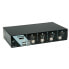 Фото #1 товара ROLINE KVM Switch - 1 User - 4 PCs - DisplayPort - with USB Hub - 2560 x 1600 pixels - Black