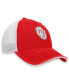 ფოტო #4 პროდუქტის Women's Crimson, White Oklahoma Sooners Radiant Trucker Snapback Hat
