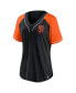 Women's Black San Francisco Giants Ultimate Style Raglan V-Neck T-shirt