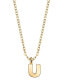 Фото #21 товара 2028 gold-Tone Initial Necklace 20"