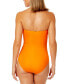 Фото #2 товара Twist-Front Ruched One-Piece Swimsuit