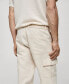 ფოტო #3 პროდუქტის Men's Corduroy Slim-Fit Drawstring Pants