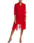 Фото #1 товара Nanette Nanette Lepore Swiss Dot Shirtdress Women's Red 6