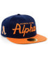 Фото #4 товара Men's Navy Alpha Physical Culture Club Black Fives Snapback Adjustable Hat