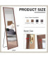 Фото #7 товара Eco-Friendly Solid Wood Wall Mirror with Easy Assembly