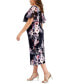 Фото #6 товара Plus Size Popover Midi Dress