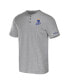 Фото #3 товара Men's Darius Rucker Collection by Heather Gray Kansas City Royals Henley T-shirt