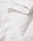 Lightweight White Goose Down Feather Fiber Comforter, California King