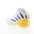 Reebok The Blast Mens White Synthetic Lace Up Athletic Basketball Shoes