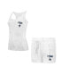 Women's Dallas Cowboys Quartz Hacci Knit Tank Top Shorts Sleep Set