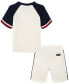 Фото #3 товара Костюм для малышей Tommy Hilfiger джерси Колледжного Логотипа, футболка с коротким рукавом и шорты"