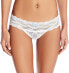 Фото #1 товара B.tempt'd by Wacoal Women's 182021 Lace Kiss Thong Panty White Underwear Size M