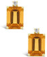 Citrine (3-1/5 ct.t.w) and Diamond Accent Stud Earrings in 14K Yellow Gold