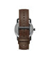 ფოტო #2 პროდუქტის Men's Copeland Brown Leather Strap Watch 42mm