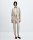 ფოტო #2 პროდუქტის Women's Straight Suit Pants