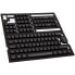 Фото #1 товара Ducky PBT Double-Shot Keycap Set für Backlight, DE Layout - schwarz