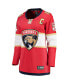 ფოტო #3 პროდუქტის Women's Aleksander Barkov Red Florida Panthers Home Captain Premier Breakaway Player Jersey
