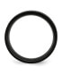 Фото #4 товара Stainless Steel Polished Black IP-plated 8mm Flat Band Ring