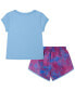 ფოტო #1 პროდუქტის Toddler Girls Dri-FIT Short Sleeve Tee and Shorts Set