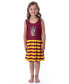 Girls All Houses Crest Logo Tank Stripe Nightgown