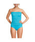 ფოტო #3 პროდუქტის Women's D-Cup Chlorine Resistant Bandeau Tankini Swimsuit Top