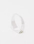 Фото #3 товара ASOS DESIGN slim signet ring in real silver plate