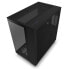 NZXT H9 All Black - Midi Tower - PC - Black - ATX - micro ATX - Mini-ITX - Steel - Tempered glass - 16.5 cm