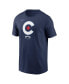 Фото #2 товара Men's Navy Chicago Cubs City Connect Large Logo T-Shirt