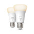Smart Light bulb Philips 8719514319028 White F 60 W 9 W E27 800 lm (2700 K) (2 Units)