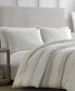 Saybrook Cotton Reversible 3-Piece Duvet Cover Set, Full/Queen