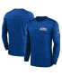 Фото #2 товара Men's Royal Los Angeles Rams Velocity Athletic Stack Performance Long Sleeve T-shirt