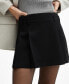 ფოტო #1 პროდუქტის Women's Pleated Mini-Skirt