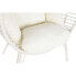 Фото #4 товара Садовое кресло DKD Home Decor 90 x 65 x 151 cm Металл синтетический ротанг Белый