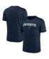 Фото #2 товара Men's Navy New England Patriots Velocity Performance T-shirt