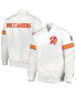 Фото #1 товара Men's White Tampa Bay Buccaneers The Power Forward Full-Snap Jacket