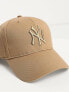 New Era 9forty NY Yankees cap in tan