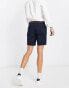 Фото #4 товара River Island belted chino shorts in navy