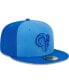 Men's Royal Los Angeles Rams Tri-Tone 59FIFTY Fitted Hat