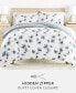 Фото #7 товара Watercolor Floral Printed 2-Pc. Duvet Cover Set, Twin/Twin XL