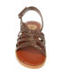 Фото #10 товара Big Girl's Braid Strappy Sandal with Rhinestones Polyurethane Sandals
