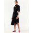 Фото #1 товара Scoop Women's Elevated Fashion Black Asymmetric Ruffled Midi Dress Size XL(20)