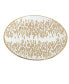 Matrix Gold-Silver Tone Canape Plates Set of 6