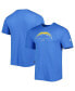 Фото #4 товара Men's Powder Blue Los Angeles Chargers Combine Authentic Ball Logo T-shirt