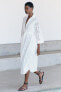 Фото #6 товара Платье с ажурной вышивкой — zw collection ZARA