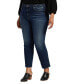 Фото #3 товара Plus Size Infinite Fit ONE SIZE FITS THREE High Rise Straight Leg Jeans