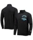 Фото #1 товара Men's Black Carolina Panthers Heisman Quarter-Zip Jacket