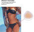 Фото #5 товара HEALLILY Bra pads bikini pads self-adhesive gel bra inserts push up pad nipple cover silicone nipple cover booster pads bra insert pads nipple cover for women swimming