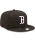Фото #4 товара Men's Black Boston Red Sox Team 9FIFTY Snapback Hat