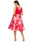 Фото #2 товара Women's Printed Sleeveless Midi Dress
